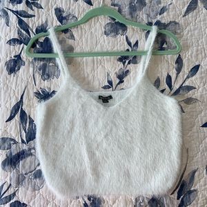 Wild fable cropped fuzzy tank